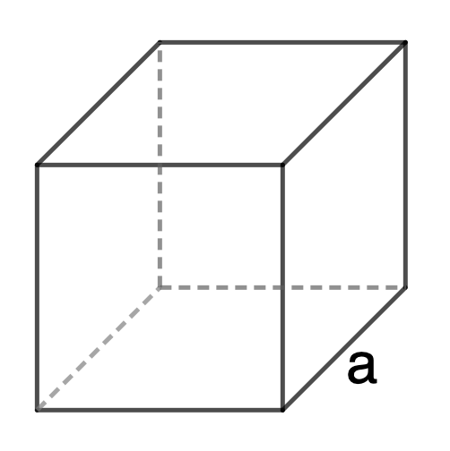 Площадь куба со стороной 3